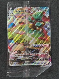 Snorlax VMAX Oversize Promo Jumbo Card Pokemon TCG Sealed Pokemon - Image 1