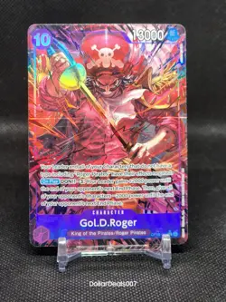 One Piece CCG Gol.D.Roger 064 Alternate Art Carrying On His Will OP13 - Image 1