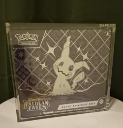 Pokemon TCG 1x Paldean Fates Elite Trainer Box Factory Sealed ETB With Acrylic - Image 1