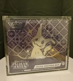 Pokemon TCG 1x Paldean Fates Elite Trainer Box Factory Sealed ETB With Acrylic - Image 2