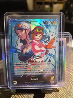 One Piece TCG OP12 Legacy of the Master Alt Art Leader Koala OP12-081 NM English - Image 1