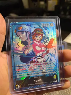 One Piece TCG OP12 Legacy of the Master Alt Art Leader Koala OP12-081 NM English - Image 3