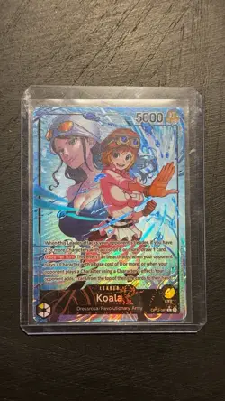 One Piece TCG OP12 Legacy of the Master Alt Art Leader Koala OP12-081 NM English - Image 1