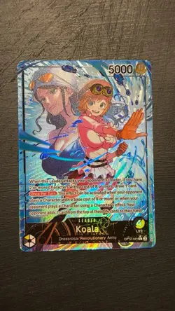 One Piece TCG OP12 Legacy of the Master Alt Art Leader Koala OP12-081 NM English - Image 3