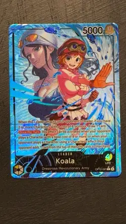 One Piece TCG OP12 Legacy of the Master Alt Art Leader Koala OP12-081 NM English - Image 3