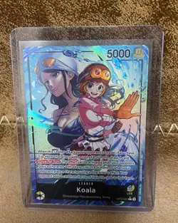 One Piece TCG OP12 Legacy of the Master Alt Art Leader Koala OP12-081 NM English - Image 1