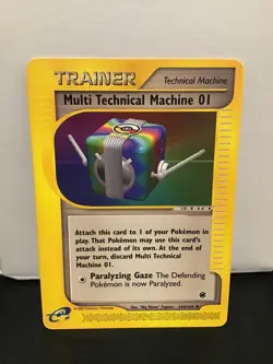 Pokemon Expedition Multi Technical Machine 01 144/165 Uncommon - Image 1