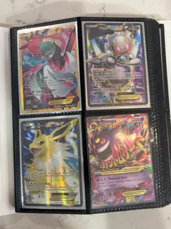 Pokemon 97 Cards, Ultra Rares, Pokemon Collection (Comes With Binder + Sleeves) - Image 1