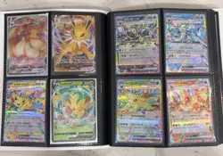 Pokemon 97 Cards, Ultra Rares, Pokemon Collection (Comes With Binder + Sleeves) - Image 2