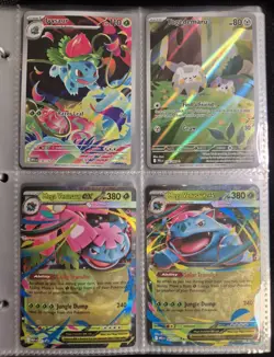 Pokemon Card Collection 54 Rare / Promo Cards Plus 5 Oversized Cards With Binder - Image 1