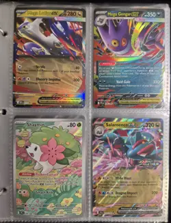 Pokemon Card Collection 54 Rare / Promo Cards Plus 5 Oversized Cards With Binder - Image 2