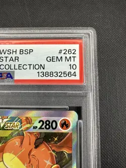 2022 Pokemon SWSH BSP Charizard VSTAR FA Ultra Premium Collection #262 PSA 10 - Image 4