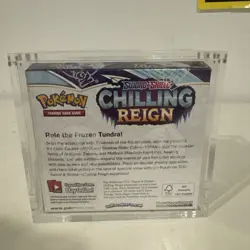 Pokemon Chilling Reign Factory Sealed Booster Box With Acrylic Case - Image 3