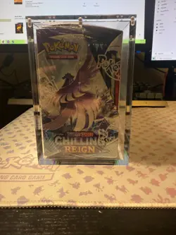 Pokemon Chilling Reign Factory Sealed Booster Box With Acrylic Case - Image 4