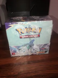 Pokemon Chilling Reign Booster Box Factory Sealed WITH Acrylic Case - Image 1