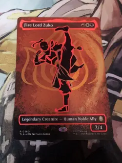 MTG - Fire Lord Zuko (Borderless) (Neon Ink Foil) - Avatar: The Last Airbender - Image 2