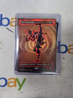 Fire Lord Zuko (Borderless) (Neon Ink Foil) Avatar: The Last Airbender Foil - Image 1