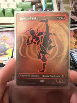 Fire Lord Zuko (Borderless) (Neon Ink Foil) Avatar: The Last Airbender Foil - Image 3