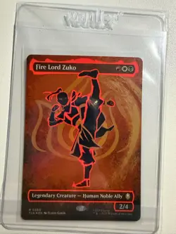 Fire Lord Zuko (Borderless) (Neon Ink Foil) Avatar: The Last Airbender Foil - Image 1