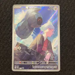 Pokemon TCG Steven’s Beldum SVP EN # 207 Special Illustration Art Sir Card NM - Image 1
