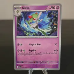 Pokemon Kirlia 015/015 McDonald's 2023 Promo Regular Stage 1 English TCG Card - Image 1