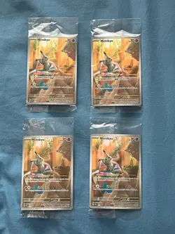 Mimikyu 075 Sv: Scarlet & Violet Promo Cards Holo x4 - Image 1