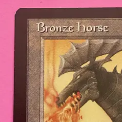 Bronze Horse Legends Artifact Rare MAGIC GATHERING CARD English Vintage MTG - Image 3
