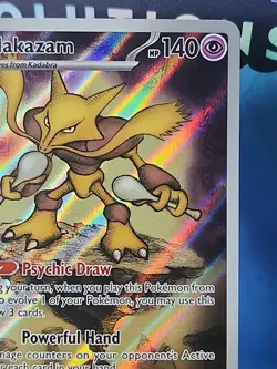 Pokemon TCG Alakazam MEP 009 2025 Mega Evolution ETB Black Star Promo Card Seale - Image 3