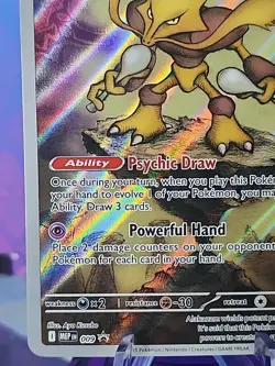 Pokemon TCG Alakazam MEP 009 2025 Mega Evolution ETB Black Star Promo Card Seale - Image 5