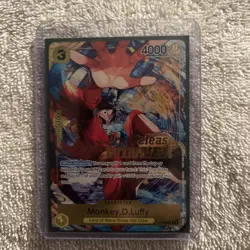 One Piece Card Game Monkey.D.Luffy Pre-Release Winner Promo P-036 - Image 1