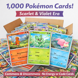 Pokemon 1,000-Card Bulk Lot - Common Uncommon - New Cards - Mixed No Energy 1000 - Image 1