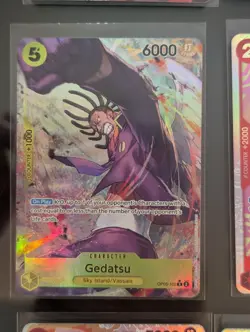 One Piece TCG CCG 9 Card Lot SR Rare English Charlotte Katakuri Near Mint - Image 3