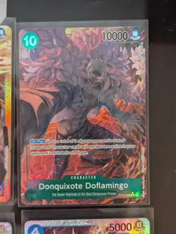 One Piece TCG CCG 9 Card Lot SR Rare English Charlotte Katakuri Near Mint - Image 5