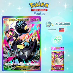 Pokemon TCG Pocket - Mega Mawile ex Rainbow Card (English) - Image 1