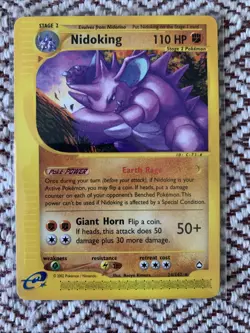 Pokemon Nidoking Aquapolis Non-Holo Card 24/147 Moderately Played - Image 1