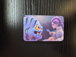KPop Demon Hunters Collectible Trading Card (JX56) - HUNTR/X - Rumi & Derpy - Image 1