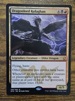 Dragonlord Kolaghan - Mythic Rare - NM - MTG Dragons of Tarkir ⚔B&B - Image 1