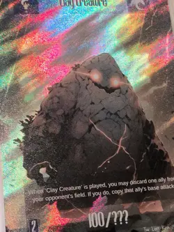 Knights And Summons Tcg The Lost Keep Clay Creature Super Rare - Image 4