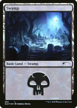 1x Swamp (563) - Foil NM-Mint, English Secret Lair MTG Magic - Image 1
