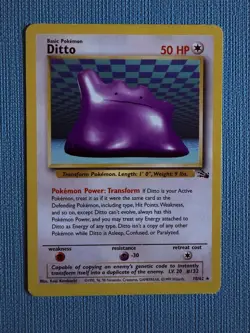 Ditto - 18/62 Fossil - Rare - LP - Pokemon TCG - Image 1