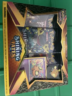 Pokemon TCG Shining Fates Mad Party Pin Collection (Dedenne) NEW & SEALED - Image 1
