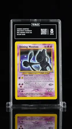 Shining Mewtwo 2002 Pokemon Neo Destiny TAG 8 #109 - Image 1
