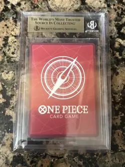 2025 ONE PIECE PROMOS DODGERS X ONE PIECE NIGHT #010 MONKEY D. LUFFY BGS 9.5 GEM - Image 2