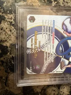 2025 ONE PIECE PROMOS DODGERS X ONE PIECE NIGHT #010 MONKEY D. LUFFY BGS 9.5 GEM - Image 4