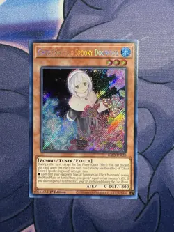Yu-Gi-Oh! Ghost Sister & Spooky Dogwood (Alt Art) RA03-EN020 Secret Rare 1st NM - Image 1