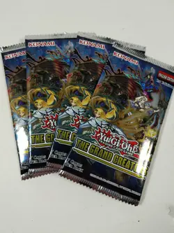 4 X The Grand Creators, Sealed Booster Packs YU-GI-OH TCG - Image 1