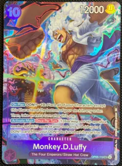 Monkey.D.Luffy (119) (English Version 2nd Anniversary Set) OP05-119 One Piece - Image 1