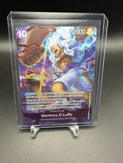 One Piece TCG Monkey.D.Luffy English Version 2nd Anniversary Set OP05-119 - Image 1