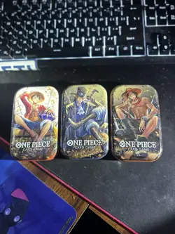 One Piece Mini-Tin Vol 2 Pack Set of 3 | TS-02 OP-13 | BRAND NEW SEALED - Image 1