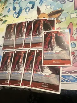 🔥9x🔥One Piece OP12-008 R Shanks - English - Foil - 🔥2x🔥Playset - NM/M - Image 1